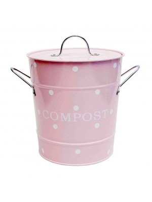 Ведро Compost Pink 21x19см